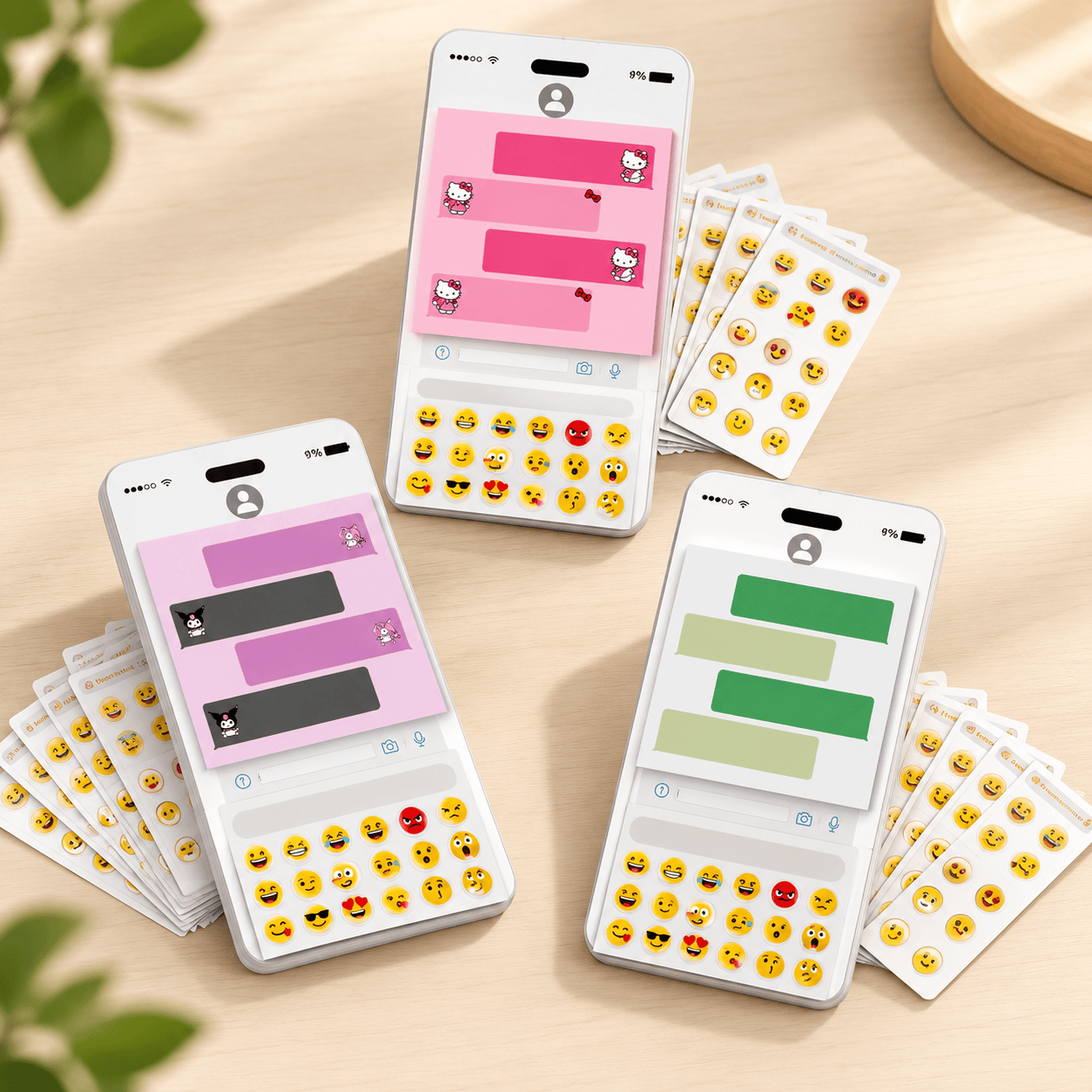 Pastel Emoji Phone Notepad Collection (1)