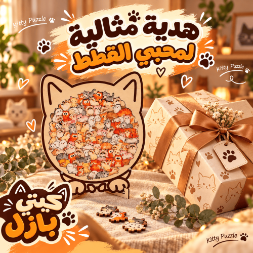Cozy Kitty Puzzle Gift Advertisement (1) Cozy Kitty Puzzle Gift Advertisement (1)