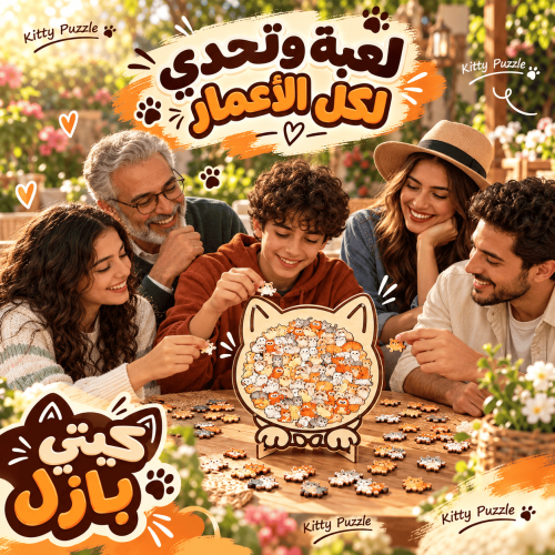 Family Kitty Puzzle Garden Gathering (1) Family Kitty Puzzle Garden Gathering (1)