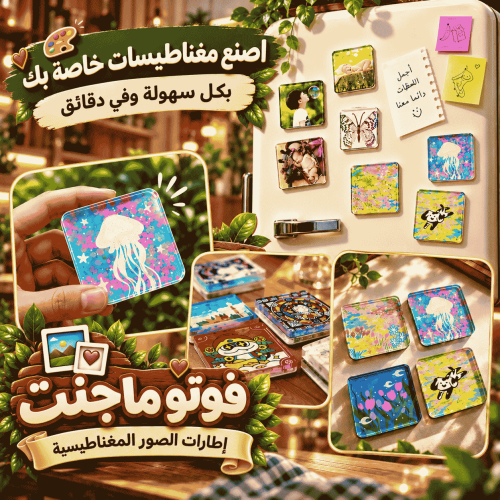 اصنع مغناطيساتك الخاصة بسهولة
